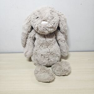 Jellycat Bashful Beige Bunny Plush Doll Medium London Lovey Soft Toy 12"